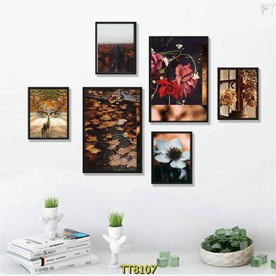 Ảnh mô tả file gốc in mica File tranh bộ 6 tấm TT80107