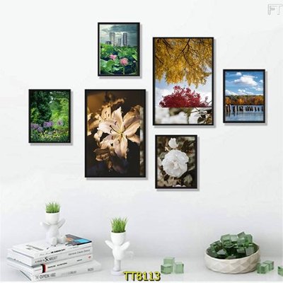 File tranh quảng cáo File tranh bộ 6 tấm TT80113 (download file gốc)