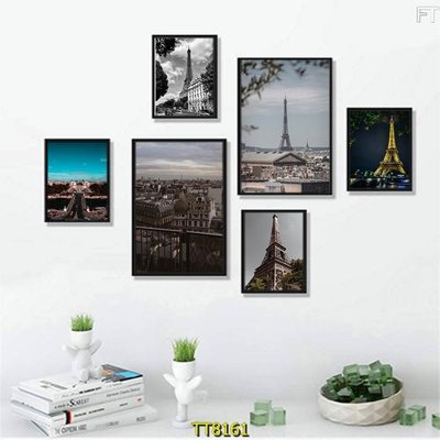 File tranh File tranh bộ 6 tấm TT80161 (bản gốc) in canvas