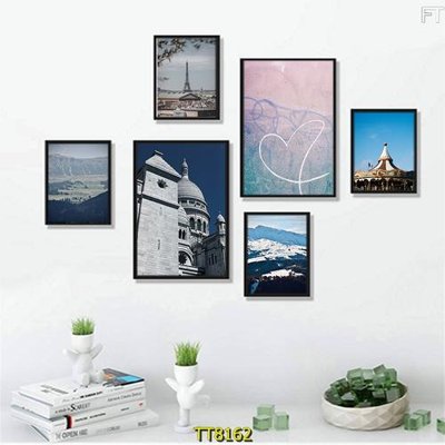 File gốc File tranh bộ 6 tấm TT80162 (bản quyền) cho in ấn