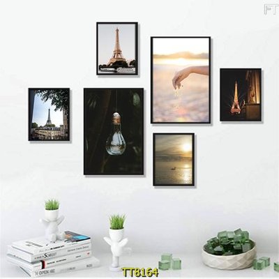 Download file gốc File tranh bộ 6 tấm TT80164 (in mica) trong suốt