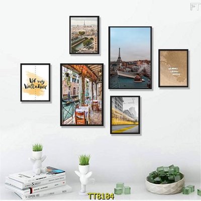 File gốc File tranh bộ 6 tấm TT80184 (thiết kế) độc quyền