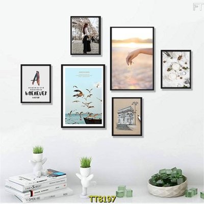 File tranh gốc File tranh bộ 6 tấm TT80197 chủ đề hiện đại
