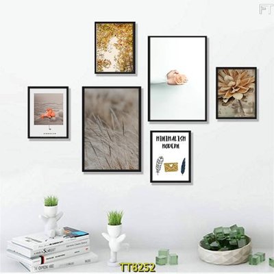 File gốc File tranh bộ 6 tấm TT80252 (phong cách) cổ điển