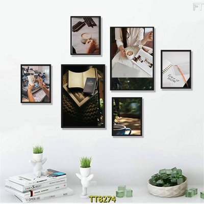 File gốc File tranh bộ 6 tấm TT80274 (phong cách) cổ điển