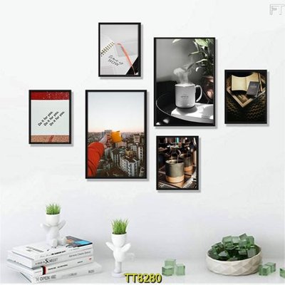 Ảnh gốc file in lụa File tranh bộ 6 tấm TT80280 chi tiết