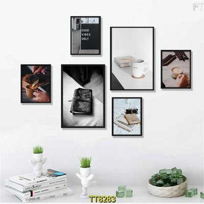 File in lụa File tranh bộ 6 tấm TT80283 (chất lượng cao) File tranh bộ 6 tấm TT80283