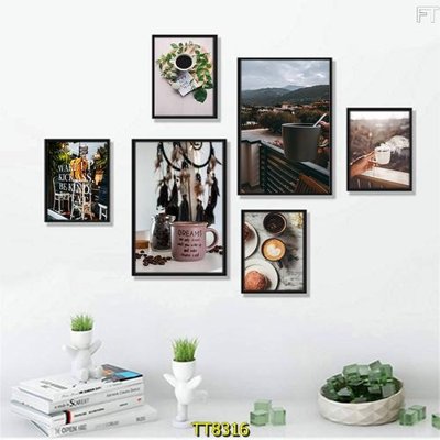 File tranh PSD File tranh bộ 6 tấm TT80316 chất lượng cao