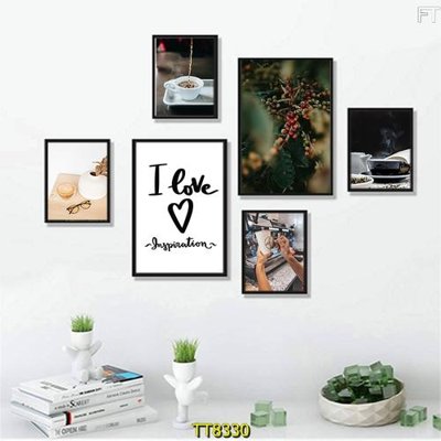 File gốc File tranh bộ 6 tấm TT80330 (in tráng gương) hiện đại