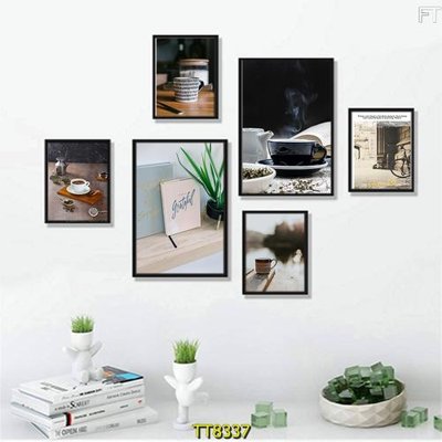 File ảnh File tranh bộ 6 tấm TT80337 (gốc) in PP, decal