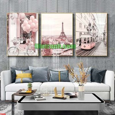Tải file tranh gốc File gốc in bộ tranh decor treo tráng gương canvas TTH138 chất lượng cao