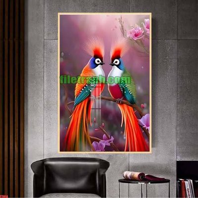 File PSD File gốc in bộ tranh decor treo tráng gương canvas TTH14 (nguyên gốc) chất lượng cao