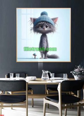 File in mica File gốc in bộ tranh decor treo tráng gương canvas TTH35 (bản gốc) sắc sảo