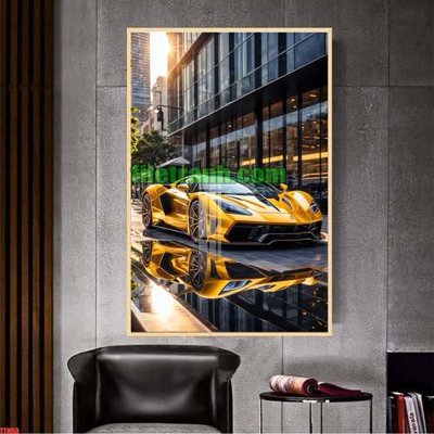 File in mica File gốc in bộ tranh decor treo tráng gương canvas TTH50 (bản gốc) sắc sảo