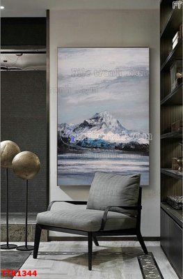 File gốc File bộ tranh treo tường decor TTK1344 (in lụa) họa tiết 3D