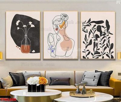 Download file gốc File bộ tranh treo tường decor TTK1350 (in mica) logo