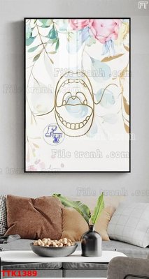 File gốc File bộ tranh treo tường decor TTK1389 (PNG) nền trong suốt