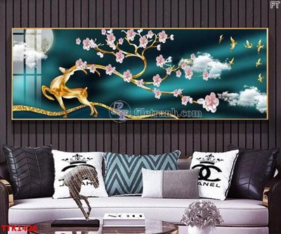 File gốc File bộ tranh treo tường decor TTK1426 (in mica) cắt laser