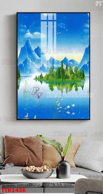 File gốc in ấn File bộ tranh treo tường decor TTK1436 chất lượng vượt trội