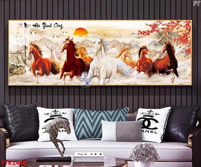 File in ấn File bộ tranh treo tường decor TTK1440 (bản gốc) sắc nét