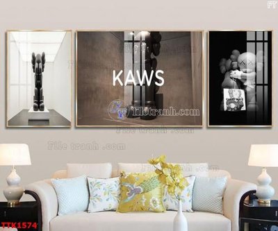 File PSD File bộ tranh treo tường decor TTK1574 (bản gốc) dễ dàng edit