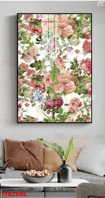 File ảnh File bộ tranh treo tường decor TTK1645 (gốc) in poster