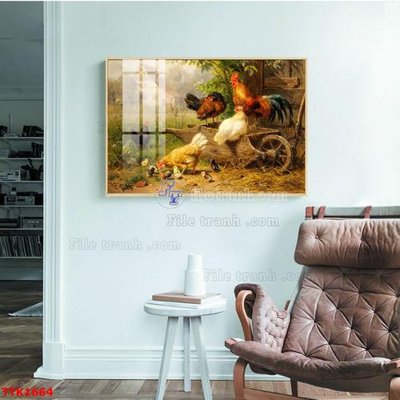 File gốc File bộ tranh treo tường decor TTK1664 (in ấn) không giới hạn