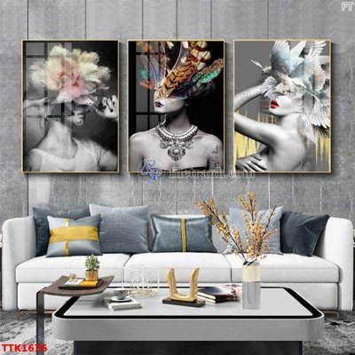 Download file File bộ tranh treo tường decor TTK1676 (gốc) in mica ốp bếp