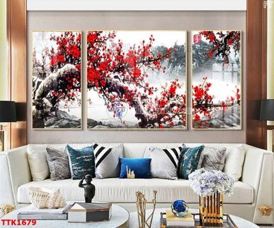 File ảnh File bộ tranh treo tường decor TTK1679 (gốc) trang trí khách sạn