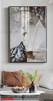 Hình ảnh file gốc File bộ tranh treo tường decor TTK1695 cho in UV