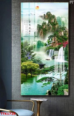 File gốc File bộ tranh treo tường decor TTK1728 (cho in UV) siêu nét