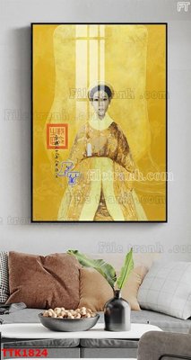 File gốc File bộ tranh treo tường decor TTK1824 (cho in ấn) từ Filetranh.com