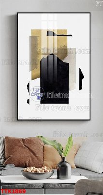 File tranh PSD File bộ tranh treo tường decor TTK1869 chất lượng cao