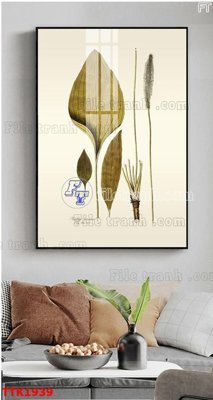 Hình ảnh file gốc File bộ tranh treo tường decor TTK1939 cho in UV