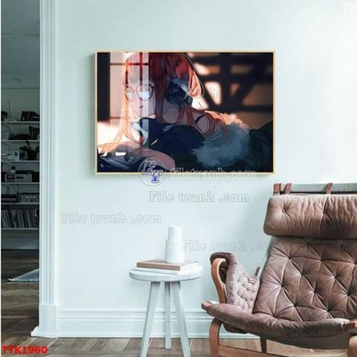File tranh in trần File bộ tranh treo tường decor TTK1960 (ảnh gốc siêu nét)