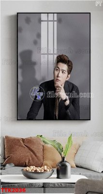 File tranh File bộ tranh treo tường decor TTK2036 (gốc) phong cách tối giản
