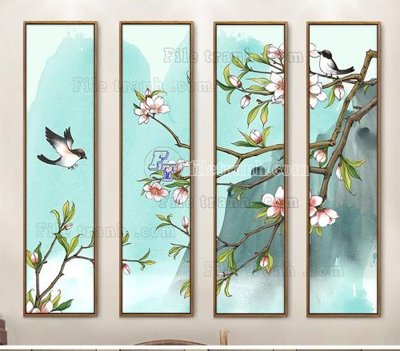 Hình ảnh file gốc File tranh bộ hiện đại TTK2512 cho in UV