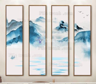 Tải file File tranh bộ hiện đại TTK2523 (gốc) in nhanh