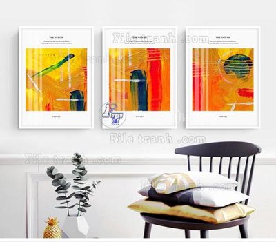 File in trần File tranh bộ hiện đại TTK2577 (bản gốc) đại dương