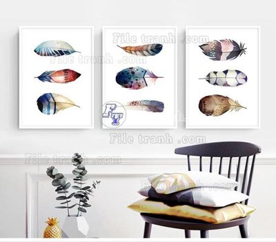 File gốc File tranh bộ hiện đại TTK2592 (in mica) làm quà tặng