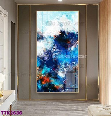 File in trần File tranh bộ hiện đại TTK2636 (bản gốc) đại dương