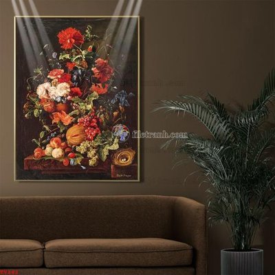 Tải file gốc Tranh tĩnh vật sơn dầu hoa châu âu TV143 (bản PSD) chỉnh sửa được