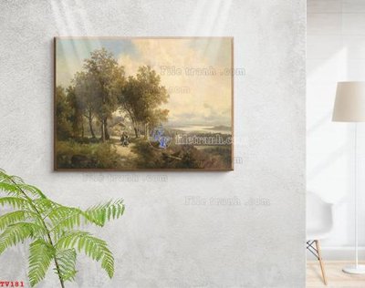 File PSD Tranh tĩnh vật sơn dầu hoa châu âu TV181 (bản gốc) đã tách nền