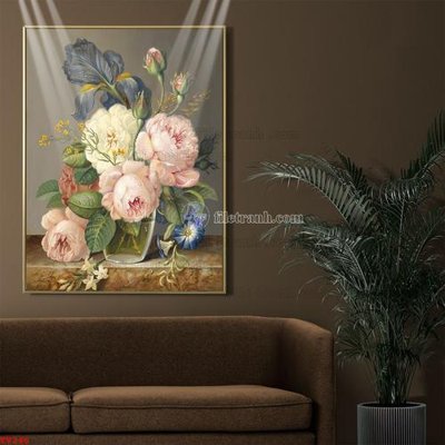 Mua file gốc Tranh tĩnh vật sơn dầu hoa châu âu TV246 (chất lượng) tại Filetranh.com