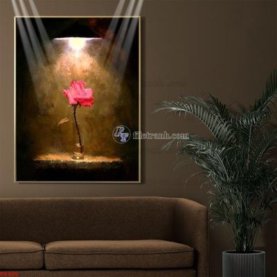 Download file gốc Tranh tĩnh vật sơn dầu hoa châu âu TV300 (in lụa) cao cấp