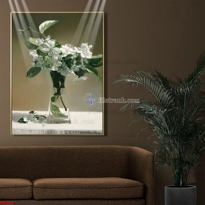 Chi tiết file ảnh Tranh tĩnh vật sơn dầu hoa châu âu TV362 sắc nét