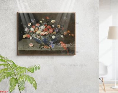 Tải file gốc Tranh tĩnh vật sơn dầu hoa châu âu TV497 (in tráng gương) siêu đẹpFile tranh gốc Tranh tĩnh vật sơn dầu hoa châu âu TV497 chất lượng cao