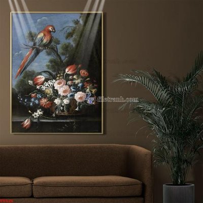 Tải file Tranh tĩnh vật sơn dầu hoa châu âu TV526 (ảnh gốc) 300dpi Tranh tĩnh vật sơn dầu hoa châu âu TV526