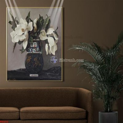 Tải file Tranh tĩnh vật sơn dầu hoa châu âu TV672 (ảnh gốc) độ phân giải 300dpi