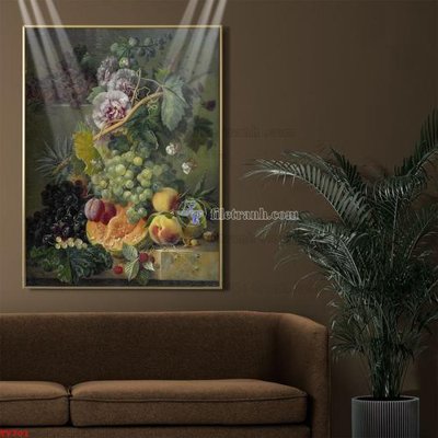 Tải file gốc Tranh tĩnh vật sơn dầu hoa châu âu TV701 (bản PSD) gốc